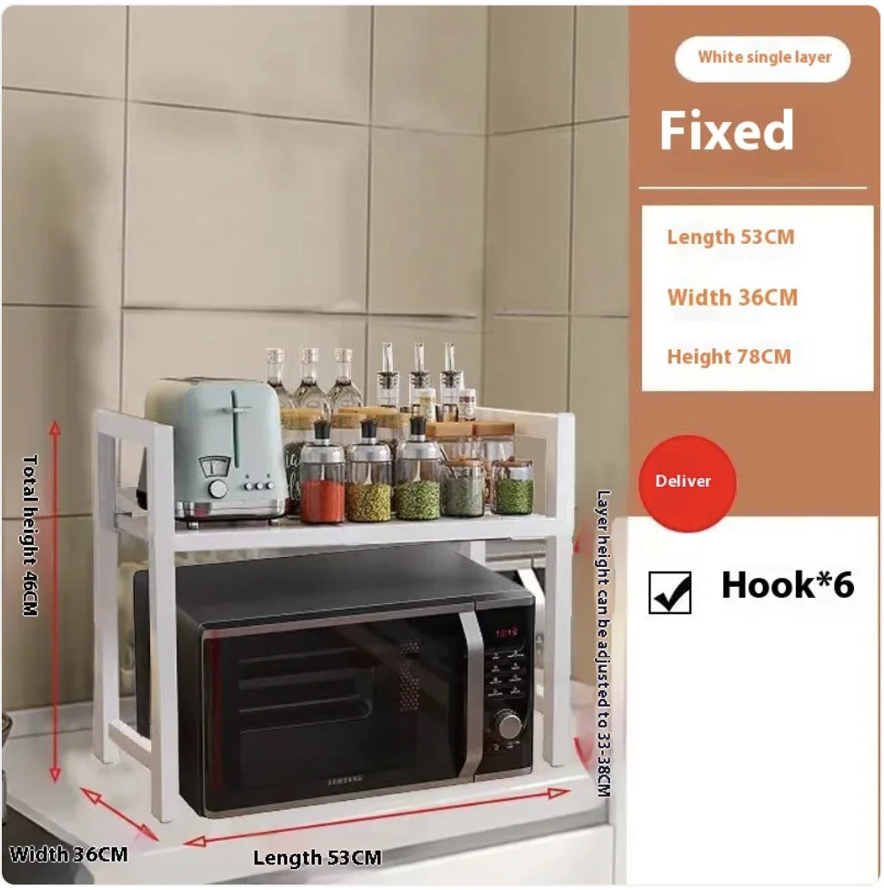 Retractable Microwave Oven Shelf