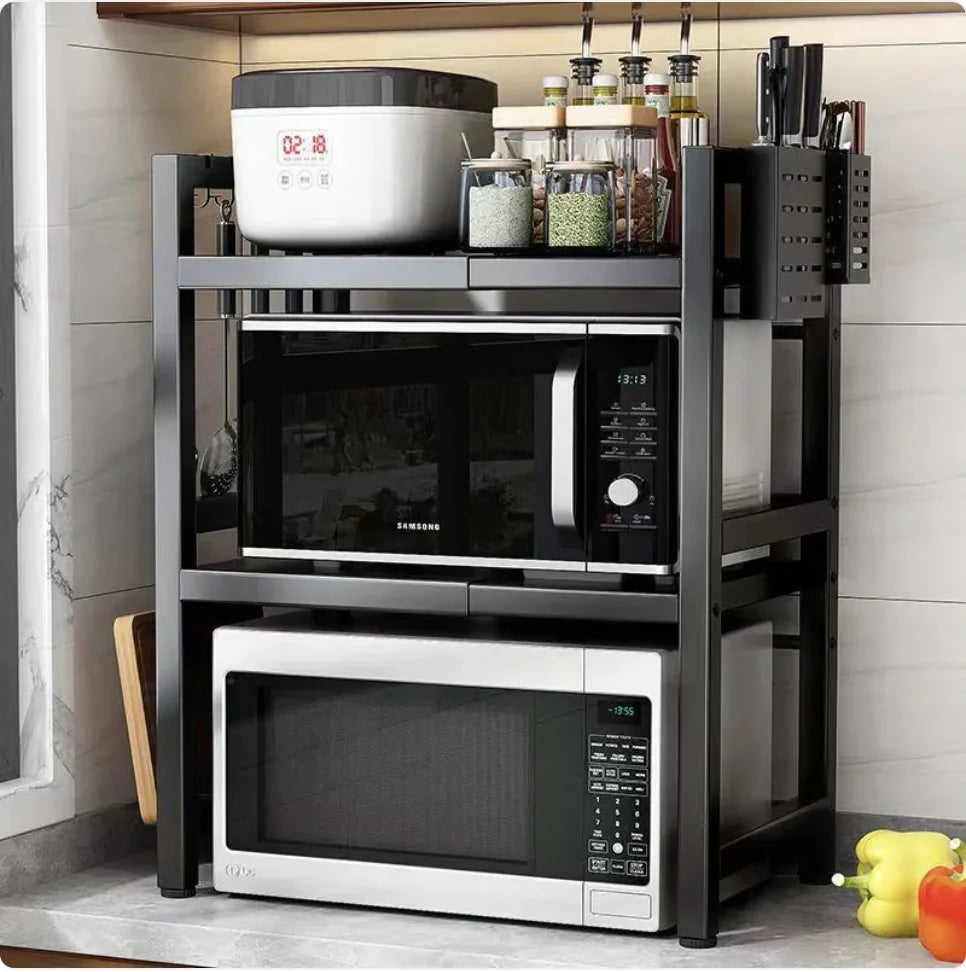 Retractable Microwave Oven Shelf